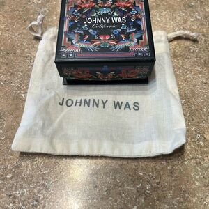NIB—JOHNNY WAS SILVER BEADED BUTTERFLY BRACELET